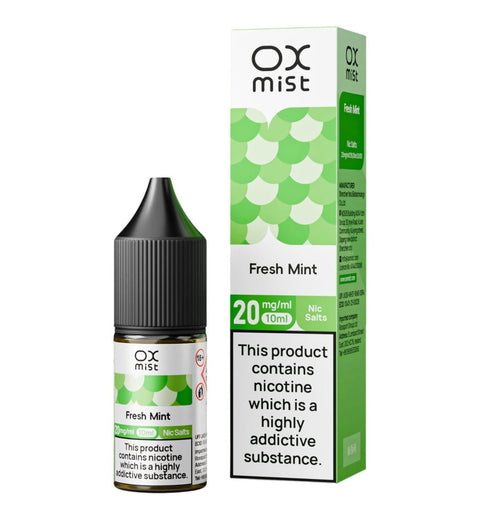 Shop Box of 10 - OX Mist 10ML Nic Salts - Box of 10 - OX Mist 10ML Nic Salts - Vape Blaze