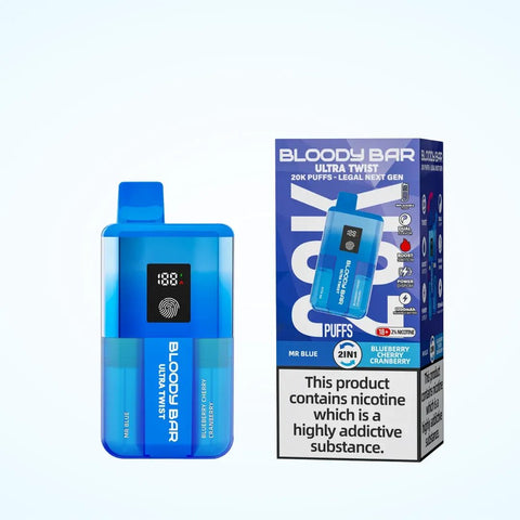 Shop Box of 5 - Bloody Bar Pod Twist 20K Prefilled Pod Kit - Box of 5 - Bloody Bar Pod Twist 20K Prefilled Pod Kit - Vape Blaze
