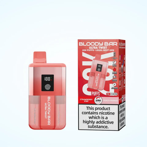 Shop Box of 5 - Bloody Bar Pod Twist 20K Prefilled Pod Kit - Box of 5 - Bloody Bar Pod Twist 20K Prefilled Pod Kit - Vape Blaze