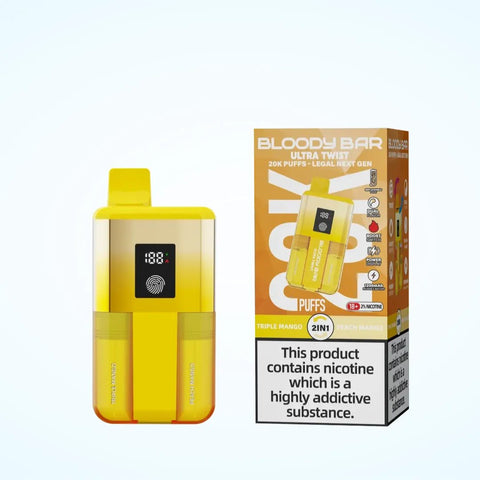 Shop Box of 5 - Bloody Bar Pod Twist 20K Prefilled Pod Kit - Box of 5 - Bloody Bar Pod Twist 20K Prefilled Pod Kit - Vape Blaze