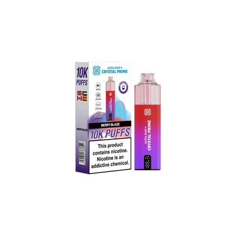 Shop Box of 5 - Crystal Prime Aura 10K Prefilled Pod Kit - Box of 5 - Crystal Prime Aura 10K Prefilled Pod Kit - Vape Blaze