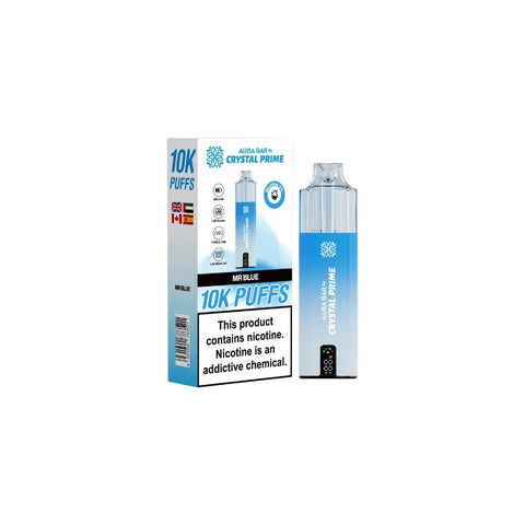 Shop Box of 5 - Crystal Prime Aura 10K Prefilled Pod Kit - Box of 5 - Crystal Prime Aura 10K Prefilled Pod Kit - Vape Blaze