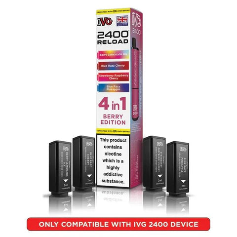 Shop Box of 5 - IVG 2400 Reload 4IN1 Prefilled Pods - Box of 5 - IVG 2400 Reload 4IN1 Prefilled Pods - Vape Blaze