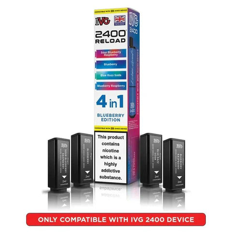 Shop Box of 5 - IVG 2400 Reload 4IN1 Prefilled Pods - Box of 5 - IVG 2400 Reload 4IN1 Prefilled Pods - Vape Blaze