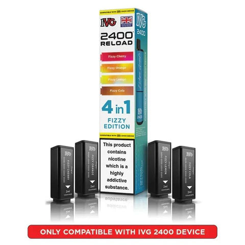 Shop Box of 5 - IVG 2400 Reload 4IN1 Prefilled Pods - Box of 5 - IVG 2400 Reload 4IN1 Prefilled Pods - Vape Blaze