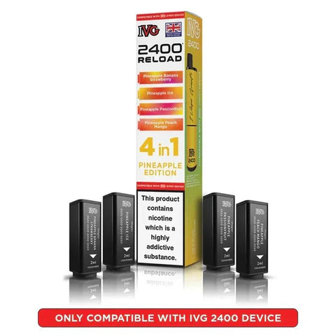 Shop Box of 5 - IVG 2400 Reload 4IN1 Prefilled Pods - Box of 5 - IVG 2400 Reload 4IN1 Prefilled Pods - Vape Blaze