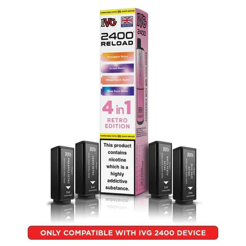 Shop Box of 5 - IVG 2400 Reload 4IN1 Prefilled Pods - Box of 5 - IVG 2400 Reload 4IN1 Prefilled Pods - Vape Blaze