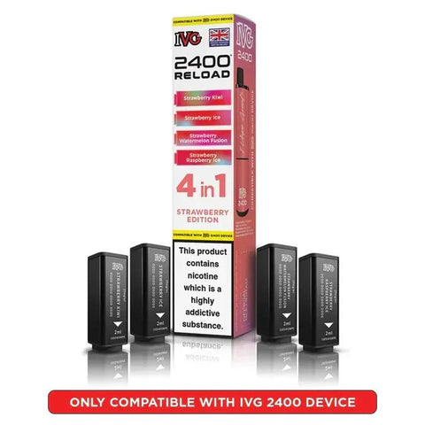 Shop Box of 5 - IVG 2400 Reload 4IN1 Prefilled Pods - Box of 5 - IVG 2400 Reload 4IN1 Prefilled Pods - Vape Blaze