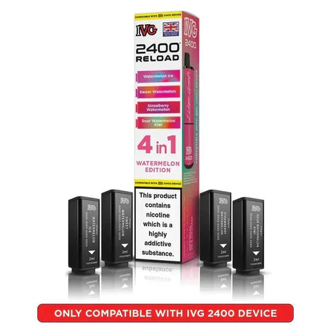 Shop Box of 5 - IVG 2400 Reload 4IN1 Prefilled Pods - Box of 5 - IVG 2400 Reload 4IN1 Prefilled Pods - Vape Blaze