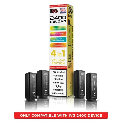 Shop Box of 5 - IVG 2400 Reload 4IN1 Prefilled Pods - Box of 5 - IVG 2400 Reload 4IN1 Prefilled Pods - Vape Blaze