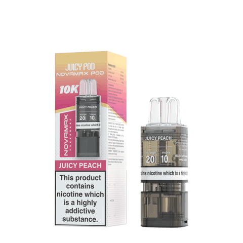 Shop Box of 5 - Juicy Pod Novamax 10K Prefilled Pods - Box of 5 - Juicy Pod Novamax 10K Prefilled Pods - Vape Blaze