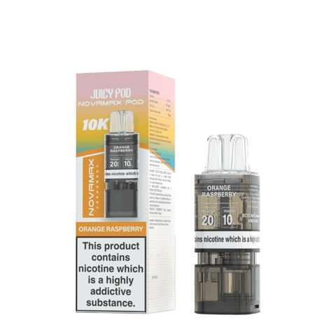 Shop Box of 5 - Juicy Pod Novamax 10K Prefilled Pods - Box of 5 - Juicy Pod Novamax 10K Prefilled Pods - Vape Blaze
