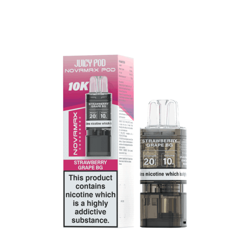 Shop Box of 5 - Juicy Pod Novamax 10K Prefilled Pods - Box of 5 - Juicy Pod Novamax 10K Prefilled Pods - Vape Blaze