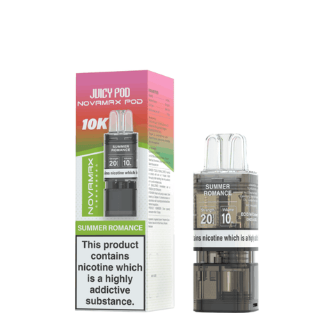 Shop Box of 5 - Juicy Pod Novamax 10K Prefilled Pods - Box of 5 - Juicy Pod Novamax 10K Prefilled Pods - Vape Blaze