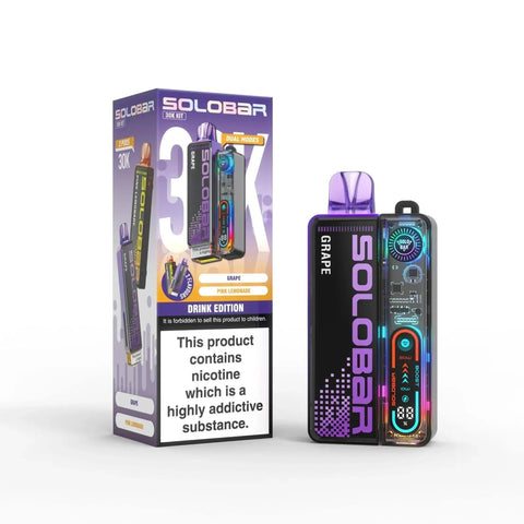 Shop Box of 5 - Solo Bar 30K Prefilled Pod Vape Kit - Box of 5 - Solo Bar 30K Prefilled Pod Vape Kit - Vape Blaze