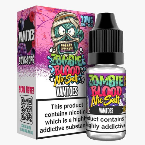 Shop Box Of 5 - Zombie Blood 10ML Nic Salts - Box Of 5 - Zombie Blood 10ML Nic Salts - Vape Blaze