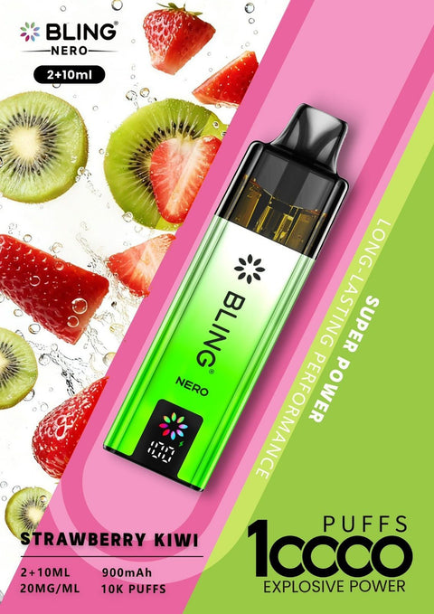 Shop Crystal Bling Nero 10k Prefilled Pod Kit - Crystal Bling Nero 10k Prefilled Pods Box of 5 - Vape Blaze