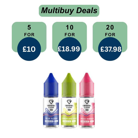 Shop Crystal Clear 10ml Nic Salt - Crystal Clear 10ml Nic Salt - Vape Blaze