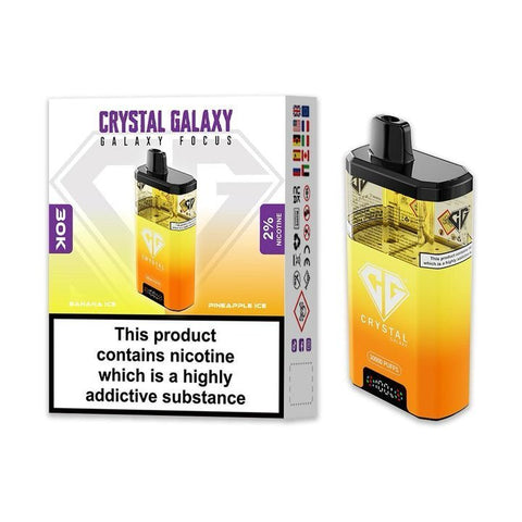 Shop Crystal Galaxy Focus 30k Disposable Vape Box of 5 - Buy Crystal Galaxy Focus 30k Disposable Vape at vapekarlo - Vape Blaze