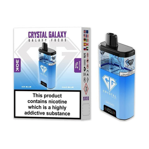 Shop Crystal Galaxy Focus 30k Disposable Vape Box of 5 - Buy Crystal Galaxy Focus 30k Disposable Vape at vapekarlo - Vape Blaze