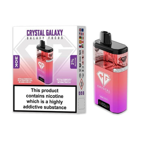 Shop Crystal Galaxy Focus 30k Disposable Vape Box of 5 - Buy Crystal Galaxy Focus 30k Disposable Vape at vapekarlo - Vape Blaze