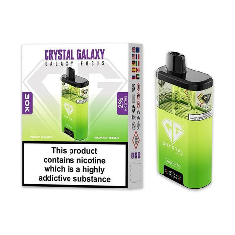 Shop Crystal Galaxy Focus 30k Disposable Vape Box of 5 - Buy Crystal Galaxy Focus 30k Disposable Vape at vapekarlo - Vape Blaze