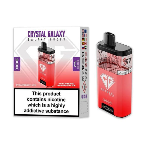Shop Crystal Galaxy Focus 30k Disposable Vape Box of 5 - Buy Crystal Galaxy Focus 30k Disposable Vape at vapekarlo - Vape Blaze