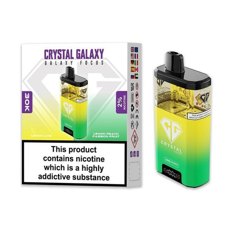 Shop Crystal Galaxy Focus 30k Disposable Vape Box of 5 - Buy Crystal Galaxy Focus 30k Disposable Vape at vapekarlo - Vape Blaze