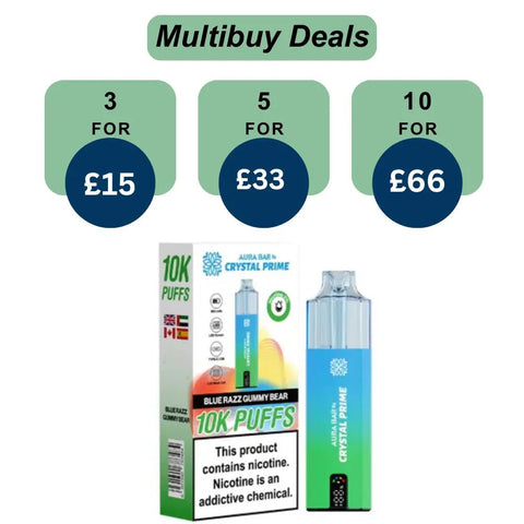 Shop Crystal Prime Aura 10K Prefilled Pod Kit - Crystal Prime Aura 10K Prefilled Pod Kit - Vape Blaze
