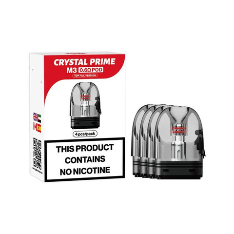 Shop Crystal Prime M3 Replacement Pod - Pack of 4 - Crystal Prime M3 Replacement Pod - Pack of 4 - Vape Blaze