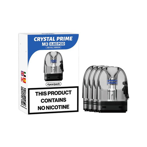 Shop Crystal Prime M3 Replacement Pod - Pack of 4 - Crystal Prime M3 Replacement Pod - Pack of 4 - Vape Blaze