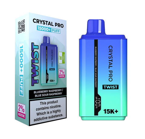 Shop Crystal Pro Plus Twists 15000 Puff Refillable & Rechargeable Vape Device - Crystal Pro Plus Twists 15000 Puff Refillable & Rechargeable Vape Device - Vape Blaze