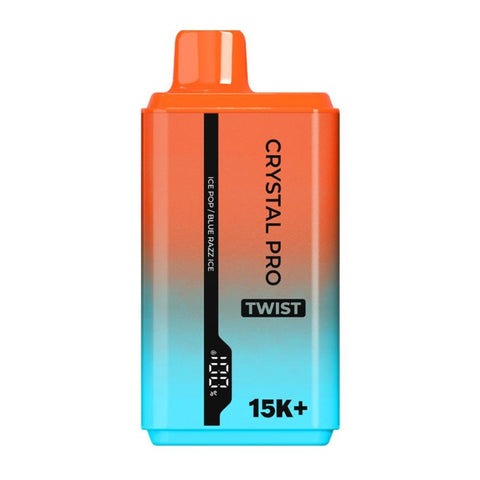 Shop Crystal Pro Twist 15000 Disposable Vape Box of 10 - Crystal Pro Twist 15000 Disposable Vape Box of 10 - Vape Blaze