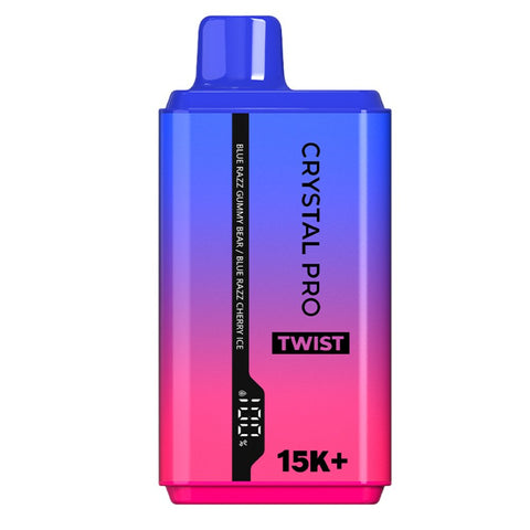 Shop Crystal Pro Twist 15000 Disposable Vape Box of 10 - Crystal Pro Twist 15000 Disposable Vape Box of 10 - Vape Blaze