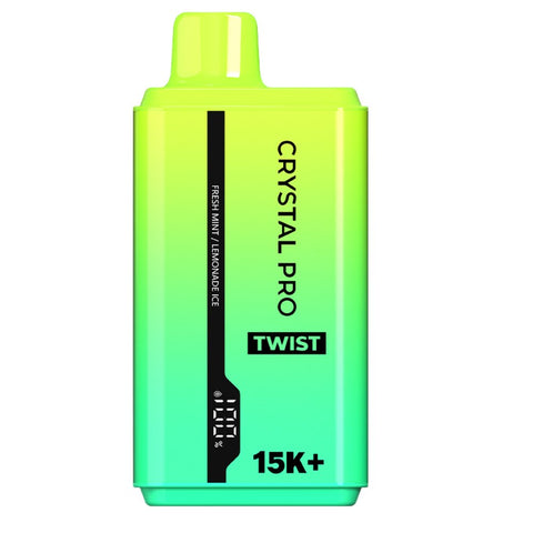 Shop Crystal Pro Twist 15000 Disposable Vape Box of 10 - Crystal Pro Twist 15000 Disposable Vape Box of 10 - Vape Blaze