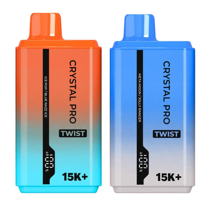 Crystal Pro Twist 15000 Prefilled Vape Kit Box of 5
