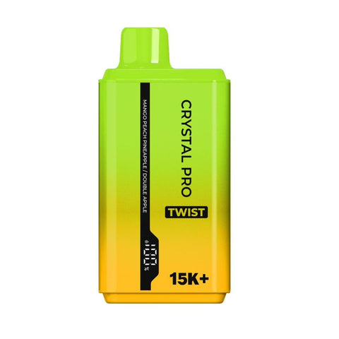 Shop Crystal Pro Twist 15000 Disposable Vape Box of 10 - Crystal Pro Twist 15000 Disposable Vape Box of 10 - Vape Blaze