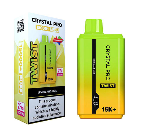Shop Crystal Pro Twist 15000 Disposable Vape Box of 10 - Crystal Pro Twist 15000 Disposable Vape Box of 10 - Vape Blaze