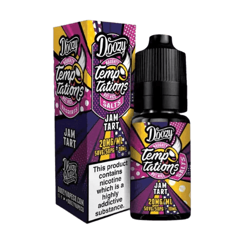 Shop Doozy Temptation Nic Salt 10ml E - Liquids Box of 10 - Doozy Temptation Nic Salt 10ml E - Liquids Box of 10 - Vape Blaze