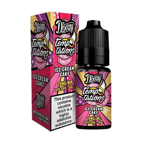 Shop Doozy Temptation Nic Salt 10ml E - Liquids Box of 10 - Doozy Temptation Nic Salt 10ml E - Liquids Box of 10 - Vape Blaze