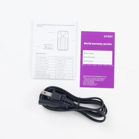 Shop Efest Lush Q2 2 Bay Battery Charger - Efest Lush Q2 2 Bay Battery Charger - Vape Blaze