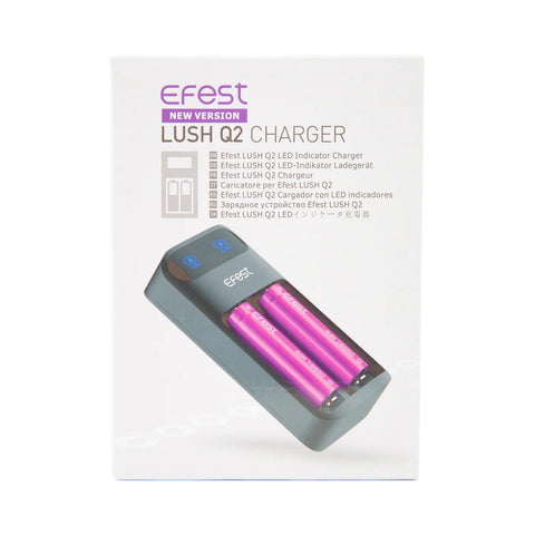 Shop Efest Lush Q2 2 Bay Battery Charger - Efest Lush Q2 2 Bay Battery Charger - Vape Blaze
