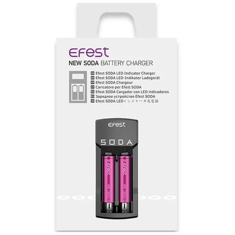 Shop Efest New Soda Dual Slot Battery Charger - Efest New Soda Dual Slot Battery Charger - Vape Blaze