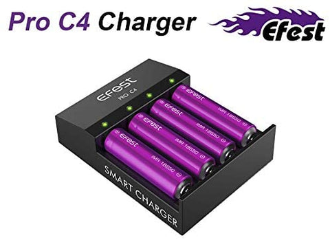 Shop Effest Pro C4 Battery Charger - Effest Pro C4 Battery Charger - Vape Blaze
