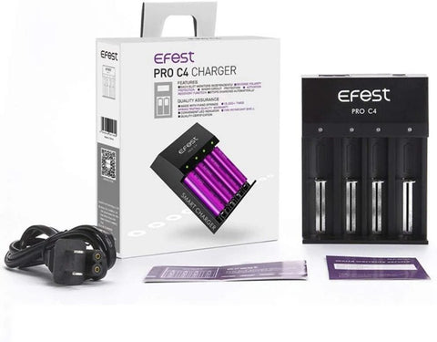 Shop Effest Pro C4 Battery Charger - Effest Pro C4 Battery Charger - Vape Blaze