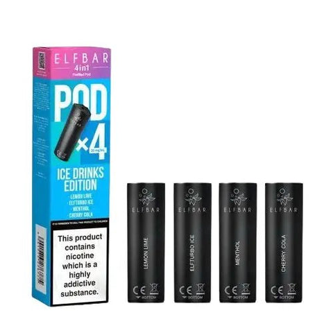 Shop Elf Bar 4IN1 3200 Prefilled Pod Refills - Elf Bar 4IN1 3200 Prefilled Pod Refills - Vape Blaze