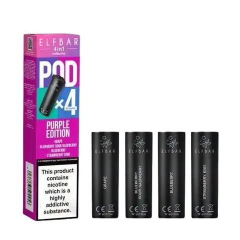 Shop Elf Bar 4IN1 3200 Prefilled Pod Refills - Elf Bar 4IN1 3200 Prefilled Pod Refills - Vape Blaze
