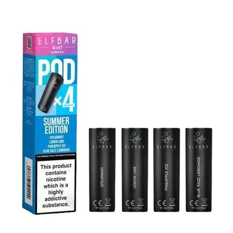 Shop Elf Bar 4IN1 3200 Prefilled Pod Refills - Elf Bar 4IN1 3200 Prefilled Pod Refills - Vape Blaze