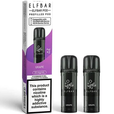 Shop Elf Bar 600 Prefilled Pods Pack of 2 - Elf Bar 600 Prefilled Pods Pack of 2 - Vape Blaze