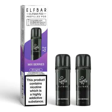 Shop Elf Bar 600 Prefilled Pods Pack of 2 - Elf Bar 600 Prefilled Pods Pack of 2 - Vape Blaze